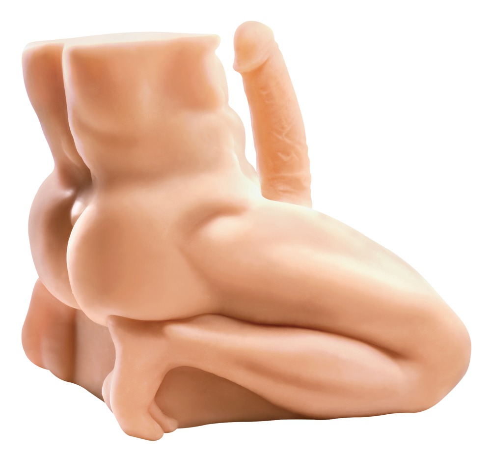 Silly Man torso muscoloso con glutei e pene anatomico