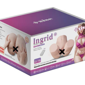 Bacino realistico Ingrid in TPR body-safe da 15,3 kg