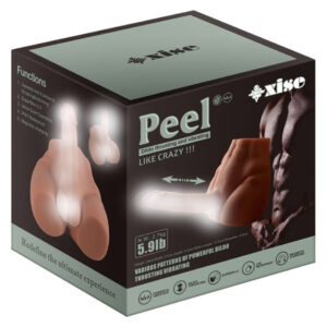 Peel XISE torso maschile in TPE con addome definito