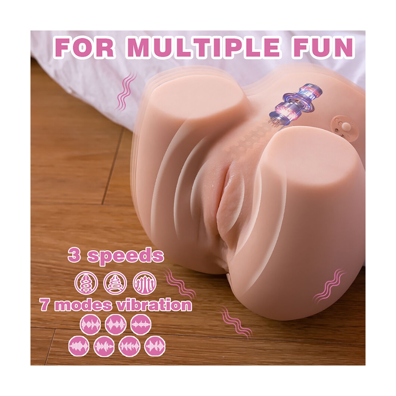 Culetto Realistico Donna Connie XISE con Spinta e Vibrazione - immagine 2