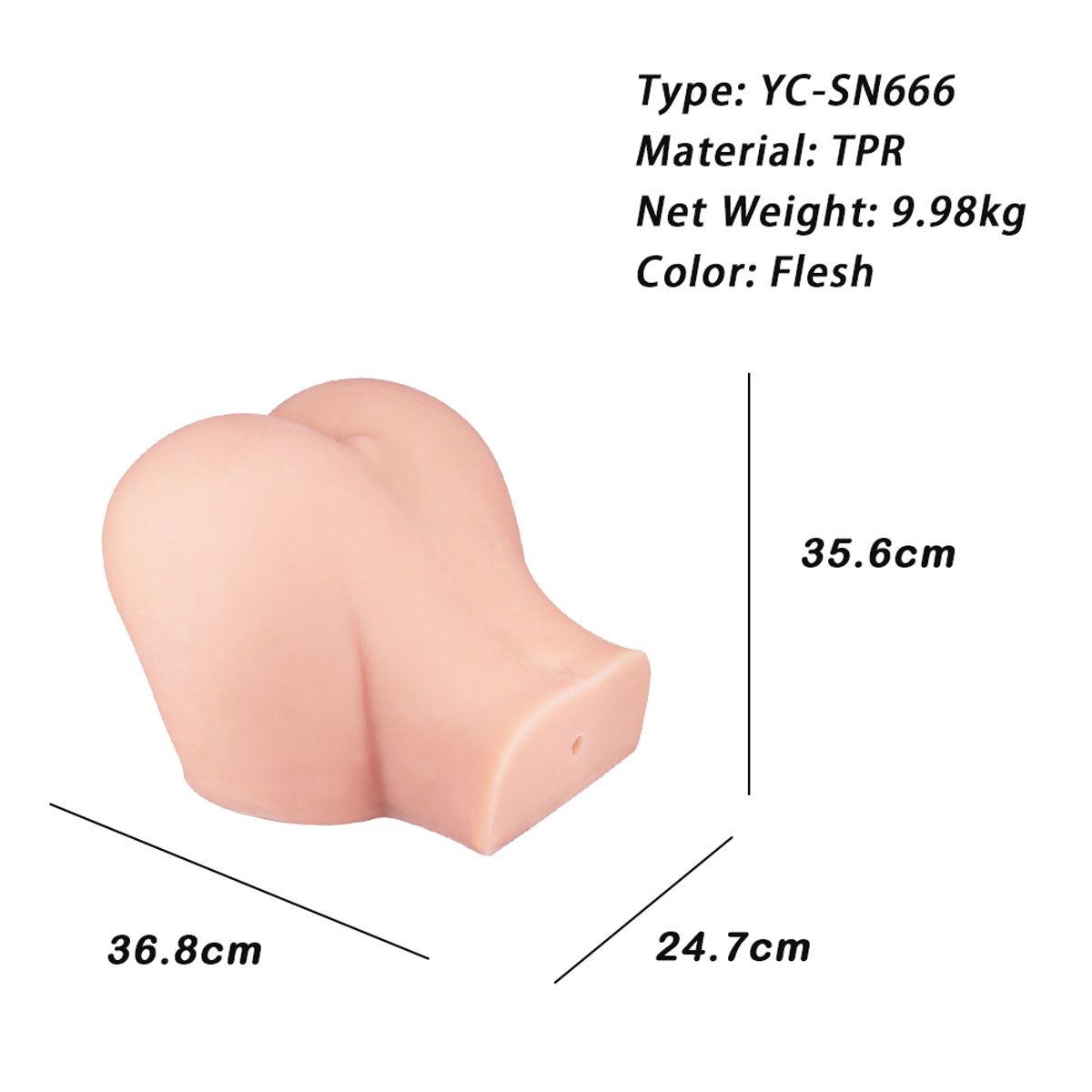 Masturbatore Realistico Vagina e Ano XL – Perfect Toys - immagine 9