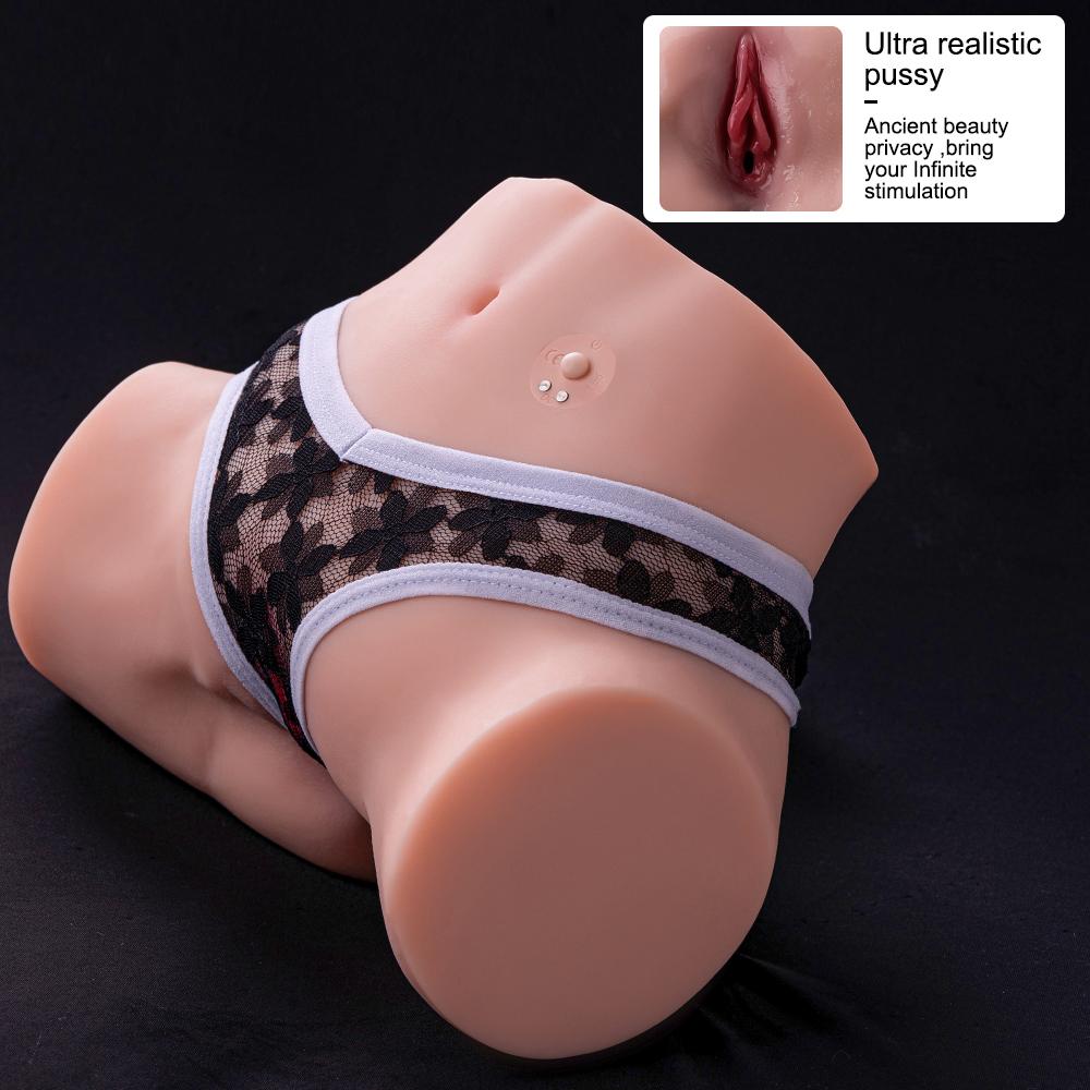 Torso Realistico Tracy Xise Vibrante con Doppio Canale - immagine 7