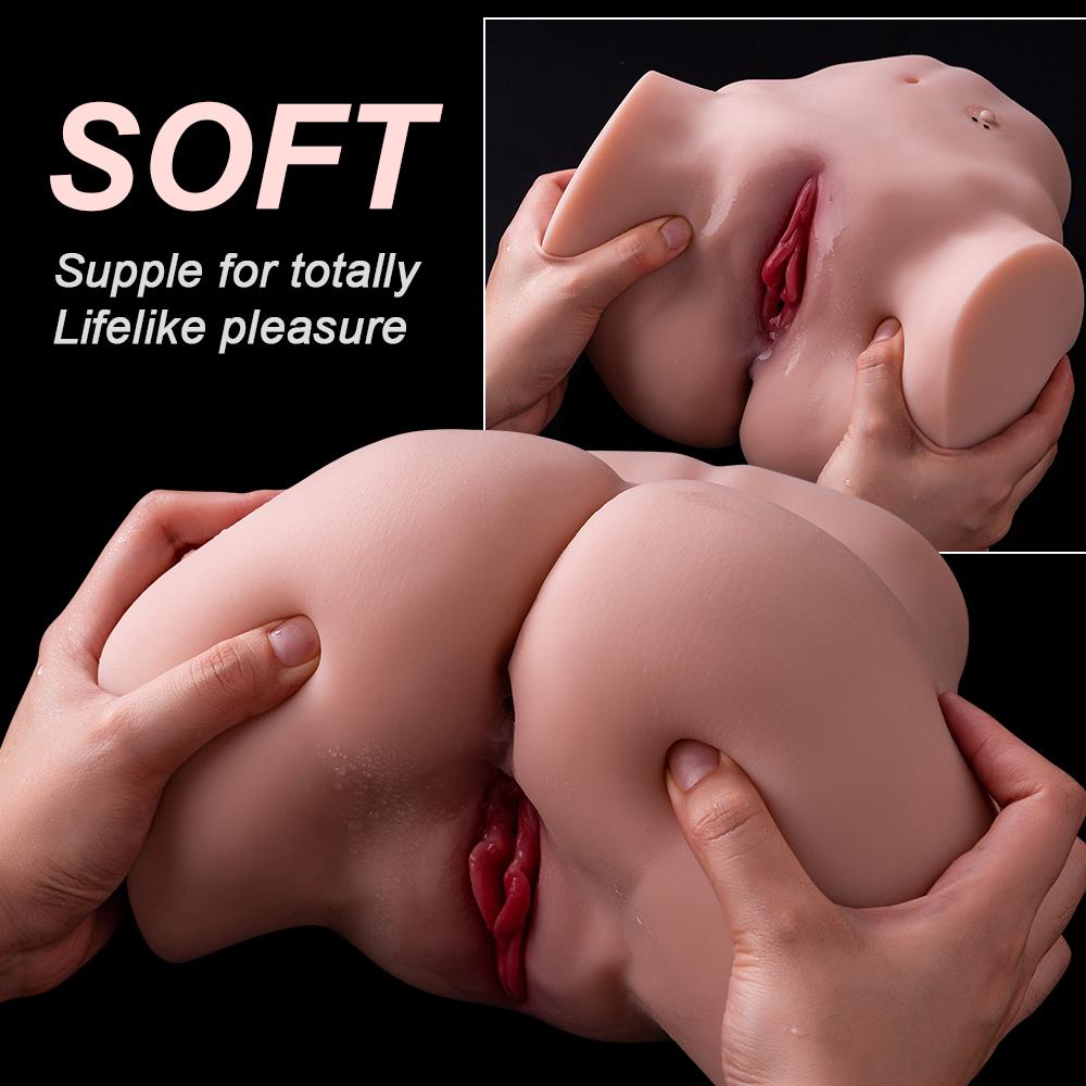 Torso realistico Tracy Xise con doppio canale penetrabile