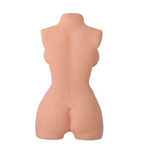 Vista posteriore del torso femminile realistico con schiena e glutei