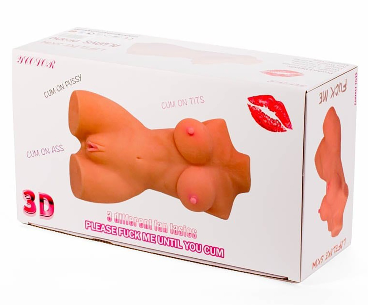 Torso Femminile Realistico in TPR con Seno, Vagina e Ano - immagine 7